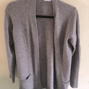 Long cardigan with pockets